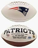 New England Patriots Limited Edition Embroidered Signature Series Football from Fotoball