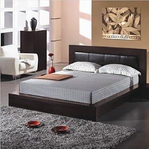 Pareto Storage Bed with Leather Insert Headboard Size: Queen