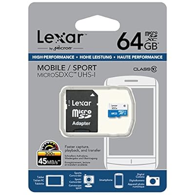 Lexar High Performance MicroSD 32GB 300X High Speed Class 10 Memory Card