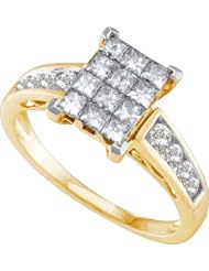 0.98CTW DIAMOND INVISIBLE RING