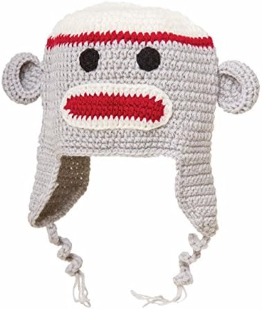 Seattle Hats Hand Crocheted Infant Baby and Toddler Hats (Small, Sock Monkey)