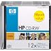 HP 12x High-Speed Rewritable CD-RW - 5 Pack