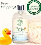 Organic Greenie Baby Calming Shampoo & Body Wash - Pabaren Free!