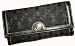 Etienne Aigner Checkbook Wallet Geometric Logo Personal Assets Available in Several Colors (Black/Black)