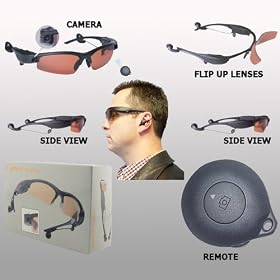 Spy Glasses with Built-in Camera and Mp3 Player