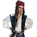 Pirates of the Caribbean - Captain Jack Sparrow Headband With Hair Child
