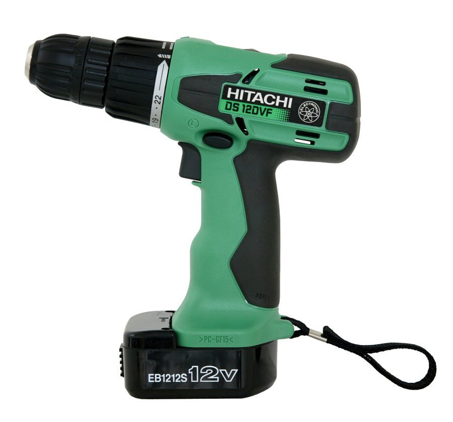 Hitachi Power Tools DS12DVF2 12 Volt Cordless Drill Kit with Flashlight