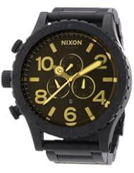 Nixon Unisex 51-30 Black/Orange Tint Watch