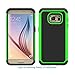 Galaxy S7, Berry Accessory(TM) [Drop Protection] Protective Case [Shock Proof] [Dual Lawyer] Hybrid Defender Armor Case Cover For Samsung Galaxy S7 With Free Berry logo stand holder (Green)