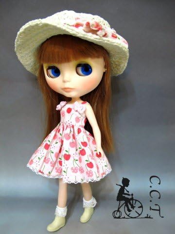 Blythe Blythe š 22cm doll size š CCT cherry print dress set c492