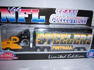 Pittsburgh Steelers 1999 NFL White Rose Diecast Kenworth Tractor Trailer 1/80 Scale Truck Collectible Football Team Car