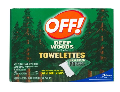 Off! Deep Woods Towelettes  12-Count (Pack of 12) On Sale