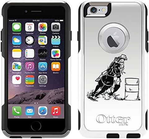 Otterbox Commuter Case for iPhone 6 - Silhouette Cow Girl Barrel Racer Racing