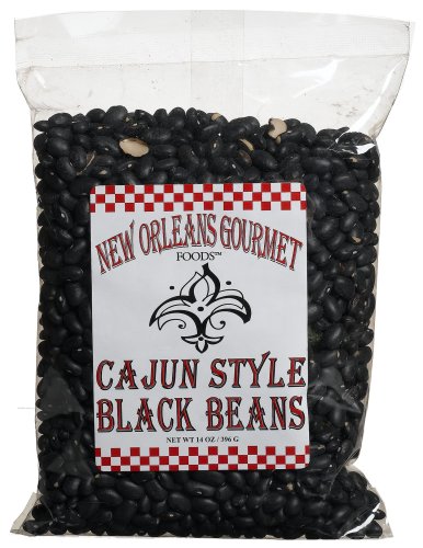 New Orleans Gourmet Foods Cajun Style Black Bean Mix, 14-Ounce Bags (Pack of 6) by New Orleans Gourmet Foods