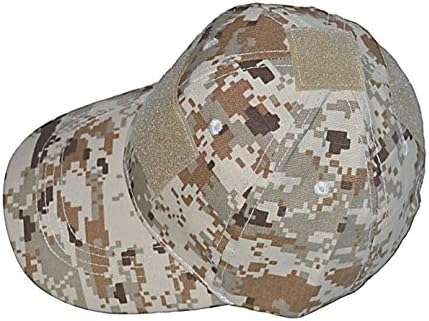 LOOGU Digital Desert Tactical Cap for Men - Adjustable with Velcro