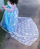 Christmas Princess Long Cape Dress Costume with Accessories (Ages 5-6 with Accessories)