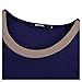 Miusol Women's Business Optical Illusion Work Bodycon Pencil Dress (Medium, A-Navy Blue)