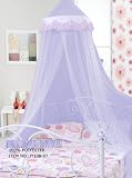 Princess Edged Ruffle Princess Pink Purple Canopy By Sid