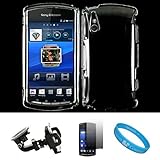 Clear 2 Piece Crystal Hard Snap-On Protector Case for Sony Ericsson XPERIA  ....