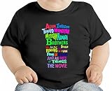 Two Brothers Handlettered Quote オーガニックベビーTシャツ 12 - 18 Months