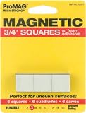 Mega Strong Magnetic Squares w/Foam Adhesive-3/4