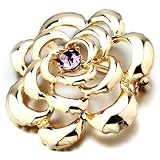 Swarovski Crystal Vintage Breathtaking Rose Brooch Gifts