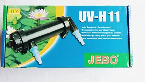 Jebo 11w Uv Ultraviolet Sterilizer, for Aqaurium and Pond Filter, Need Working with Pump