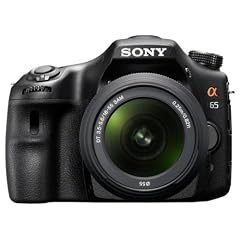 Sony SLT-A65VK SLR-Digitalkamera (24,3 Megapixel, Live View, Full-HD Video) inkl. 18-55mm Objektiv schwarz