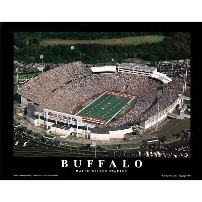 (8x10) Brad Geller Buffalo Bills Ralph Wilson Stadium Sports Poster Print