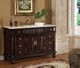 53" Wood Solid Large Single Sink Brockton Bathroom vanity Model K2261M