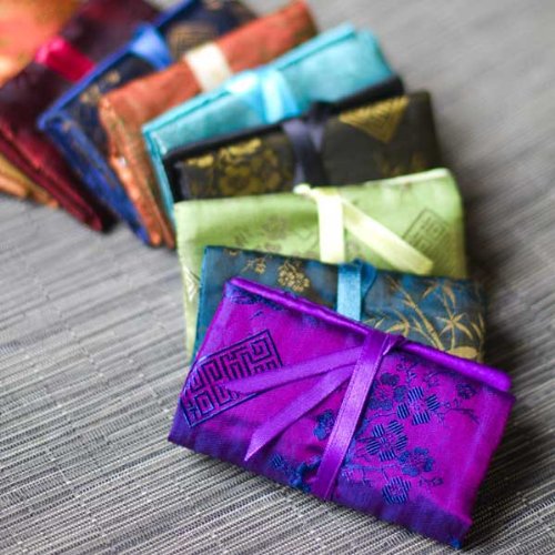 Jewelry Roll X-Small - Silk Jacquard