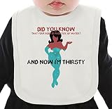 I'm thirsty ネクタイを有する有機ビブ Medium