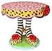 Appletree 10-Inch Sugar High Social by Babs Ceramic Cake Stand