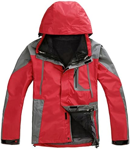 Winter Mens Long Sleeve Ski Climbing Jacket