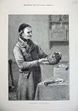 1876 CHRISTMAS PRESENT MAN VASE FINE ART STACY MARKS
