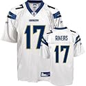 Philip Rivers San Diego Chargers WHITE Equipment - Replica NFL YOUTH Jersey