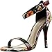 Anne Michelle Enzo-01N Womens Ankle Strap Open Toe Stiletto High Heel Dress Sandal