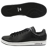 adidas Stan Smith 2 Leather Black Mens Retro Shoes - 099860