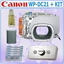 Canon WP-DC21 Underwater Housing for Canon PowerShot G9 + Accessory Kit + NB2LH Battery