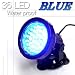 ◆36灯LED★完全防水スポットライト青★熱帯魚の水槽に