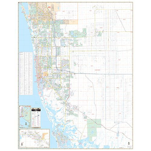 Naples & Collier Co, FL Wall Map