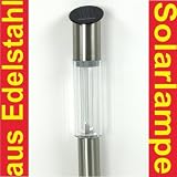 Solar Solarlampe Licht Gartenlicht Edelstahl