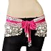 BellyLady Multi Row 338 Coin Belly Dance Wrap, Silver Coins BLACK 51l5EIgygwL. AA75 BellyLady Multi Row 338 Coin Belly Dance Wrap, Silver Coins BLACK