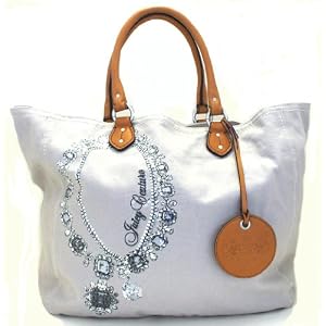 Juicy Couture Extra Large Coastal Canvas Tote Bag