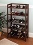 Walnut Stackable Wine Rack - Winsome 94521