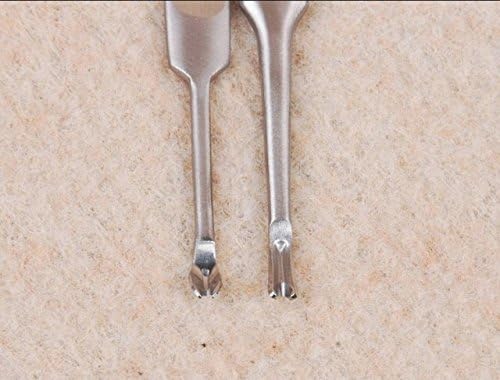 Kassadin Hand Working DIY Leathercraft Leather Edge Skiving Tool Craft Tool U V Shaped 2Pcs