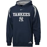 Nike New York Yankees Navy Blue Youth Pass Rush Hoody Sweatshirt