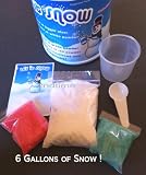 Let It SNOW Artificial 6 Gallons Fake Powder Christmas