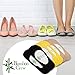 Women's No Show Liner Socks for Flats, Bamboo Fiber w/HeelHug (6 Pairs)