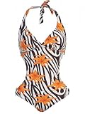 Womens Monokini 1 Piece Swimsuit, MW, Multiple Patterns